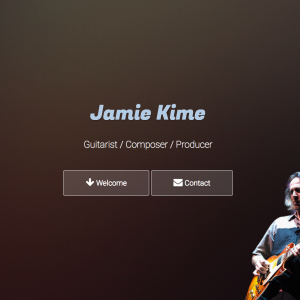 JamieKime.com HTML-only website made in HTML5